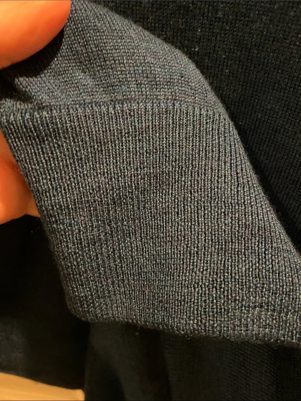 J. Crew Men's Half-Zip Sweater in Teal Blue